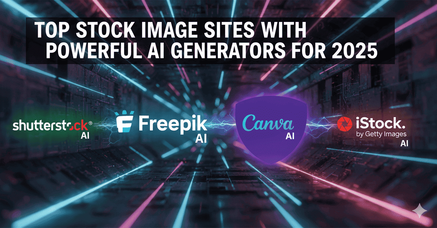 Top Stock Image Sites With Powerful AI Generators for 2025